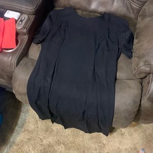 Vintage black dress with shoulder pads